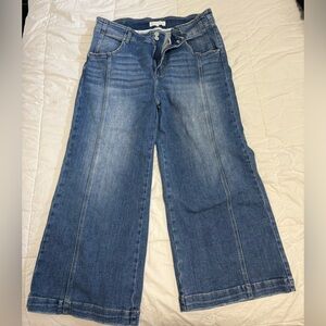 Plus size Risen crop Jeans
